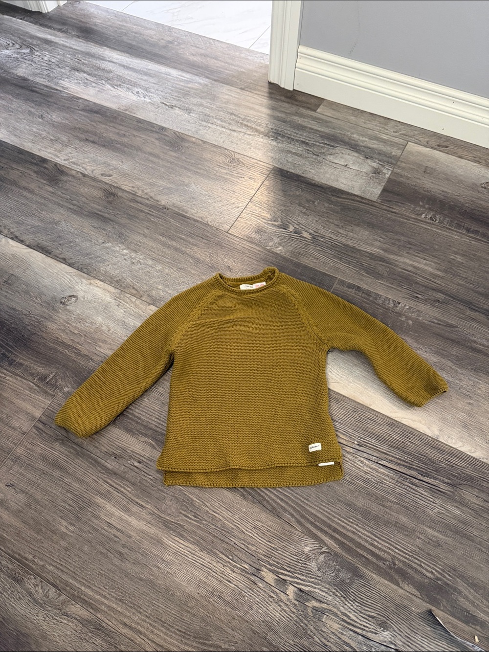 Zara Baby Kids Knit Sweater - Mustard